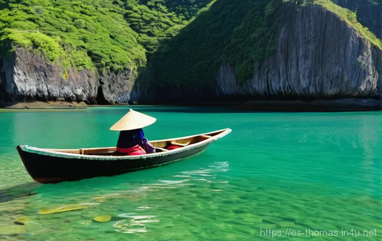 소도어 섬의 주요 장소들 - **A Serene Tarai-bune Ride in Ogi Bay**
    A picturesque scene featuring a traditional Japanese "ta...